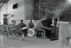 Bands Gallery: US Army Jazz Band, 1914-18 (b / w photo)