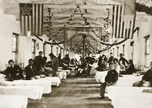 Army square hospital for Union Army veterans (photogravure) Army square hospital for Union Army veterans (photogravure)