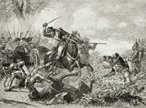 Arnold at Saratoga, from A Brief History of the United States, published by A Arnold at Saratoga, from A Brief History of the United States, published by A