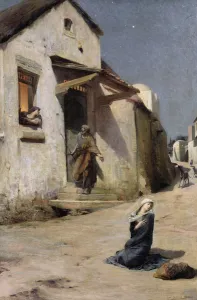 The Arrival at Bethlehem, 1897 (oil on canvas) The Arrival at Bethlehem, 1897 (oil on canvas)