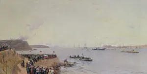 Arrival of Emperor Alexander III (1845-94) at Sevastopol, 1887 (oil on canvas) Arrival of Emperor Alexander III (1845-94) at Sevastopol, 1887 (oil on canvas)