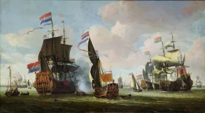 The Arrival of Michiel Adriaanszoon de Ruyter (1607-76) in Amsterdam (oil on canvas) The Arrival of Michiel Adriaanszoon de Ruyter (1607-76) in Amsterdam (oil on canvas)