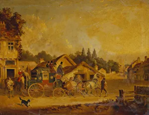The Arrival of the York to London Royal Mail (oil on canvas) The Arrival of the York to London Royal Mail (oil on canvas)