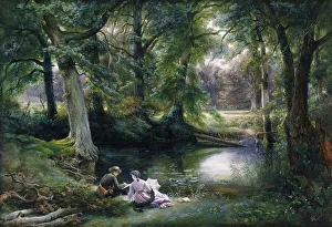 The Art Lesson, 1870 (watercolour heightened with white) The Art Lesson, 1870 (watercolour heightened with white)
