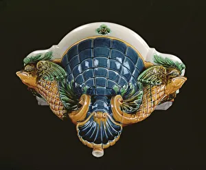 Art Nouveau sink, Roerstrand Factory (majolica) Art Nouveau sink, Roerstrand Factory (majolica)