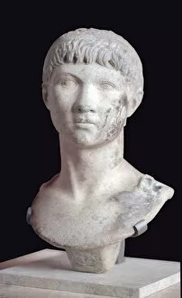 Related Images Collection: Art Rome Bust of Ptolemma of Mauritania (10 BC - 40 AD) marble