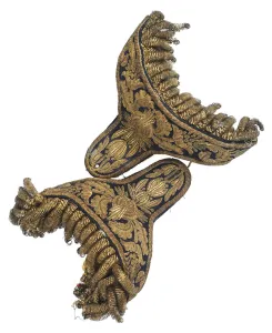 US Artillery Officer's epaulettes, War of 1812 (textile) US Artillery Officer's epaulettes, War of 1812 (textile)