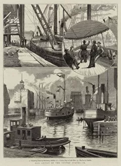 Our Artist in the United States, IX (engraving)
