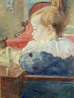 Newborn Collection: The Artist's Daughter, 1891 (oil on wood)