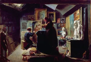 In the Artist's Studio, 1820-30 (oil on canvas) In the Artist's Studio, 1820-30 (oil on canvas)