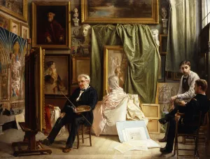 Artists Studio Gallery: The Artists Studio, (oil on canvas)
