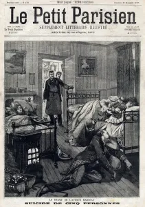 Five Suicides in Avenue Marceau, Paris Print (1897)