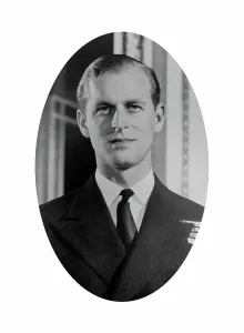 Duke Of Edinburgh Prints: Black and White Photographic Print of Prince Philip