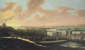 17th Century London Print by Johannes Vorsterman