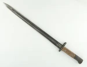 Prints of NAM5923660 Yugoslavian manufactured bayonet for the M1924 Mauser rifle, 1999 circa (metal) by Yugoslavian School, (20th century); National Army Museum Kosovo Prints: Yugoslav Bayonet Print (Metal)