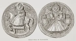 Elizabeth I Great Seal Print (19th century)