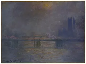 London River Thames Scene Prints: Charing Cross Bridge, The Thames, 1900-03 (oil on canvas)