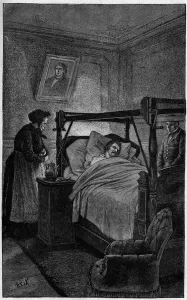 Fine Art Finder Print of Honore de Balzac on his Deathbed