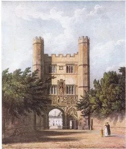 Cambridge Prints: Entrance to Trinity College Print