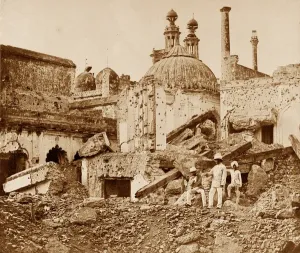 The Mine in Chutter Munzil Print, Lucknow 1857