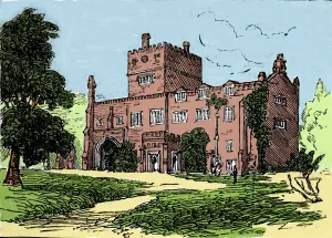 Unknown Artist Prints: View of Tavistock Abbey Print, 19th Century Illustration