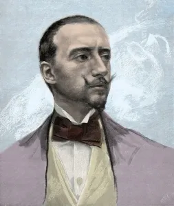 Portrait of Gabriele D Annunzio Print - 1895