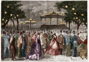 Fine Art Finder Print of Paris Champs-Elysees Concert