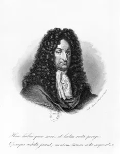 Print of Gottfried Wilhelm Leibniz in Engraving