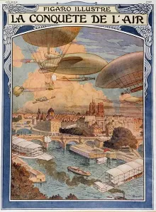 La Conquête de l'Air Print, 1909
