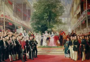 Queen Victoria Prints: The Opening of the Great Exhibition Print (oil on canvas)