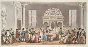 Well-known Visitors to the Pump Room, Bath Print
