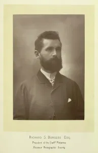 Victorian Era Photographs Prints: Richard S. Burgess Esq. President of the Staff's potteries