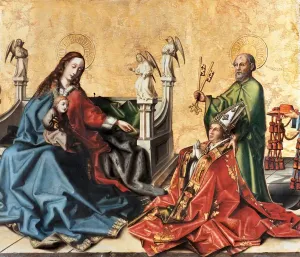 Konrad Witz Print - The Presentation of the Cardinal