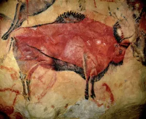Cave Painting Prints: Fine Art Print: 'Upper Paleolithic Bison, Altamira Cave'