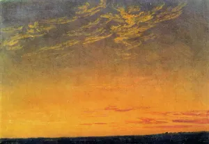 Prints of 2601165 Evening with Clouds by Caspar David Friedrich by Friedrich, Caspar David (1774-1840); (add.info.: Evening with Clouds by Caspar David Friedrich); Universal History Archive/UIG F Prints: Evening with Clouds Print by Caspar David Friedrich