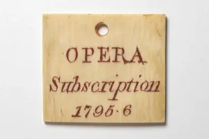 Ivory Pass Print, Kings Theatre London 1795