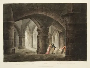 Turenne's Tomb, Aquatint Print, 1809