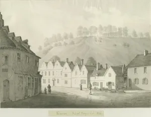 Kinver Town Sepia Print, 1836
