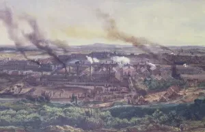 Fine Art Finder Print of Factories at Le Creusot