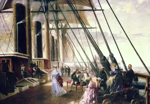 Great Eastern Steamship Prints: On board the steamship and wheeled Great Eastern by Isambard Kingdom Brunel (1806-1859)
