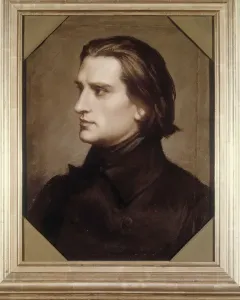Unknown Artist Prints: 19th Century Print of Franz Liszt, Hungarian Composer