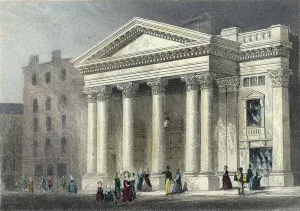 London's Historic Theatres Prints: Lyceum Theatre, West End, London. 1878 (engraving)