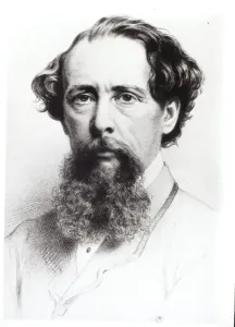 Charles Dickens Prints: Fine Art Print of Charles Dickens, 1861 (b/w)