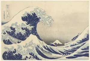 Under the Wave Off Kanagawa Woodblock Print, c.1831