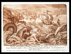 Jonah and the Whale Print (1673)