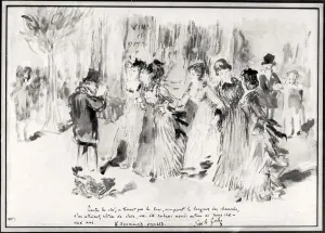 Fine Art Finder Print of L Assommoir Illustration by Renoir