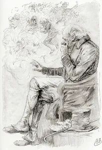 Trotty's Dream Print, 1910 Illustration by Harry Furniss