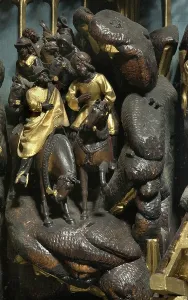 Jesus Christ Biblical Scene Prints: Adoration of the Magi, 15th century (sculpture)