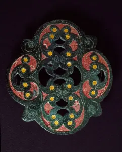 1st Century AD Celtic Pierced Bronze Plate Print