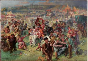 Horse Racing Prints: The Blaydon Races - A Study from Life Print, 1903